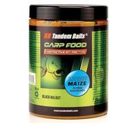 Tandem Baits Carp Food Liquid Maiz Flétan Noir, D'appâts pour carpes, Pêche de la Carpe, Peche, Pop-Ups, Bouillette Carpe, Professionnel Accessoires de Pêche Carpe 1000ml
