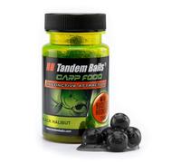 Tandem Baits Carp Food Mini Boosted Hookers Flétan Noir, D'appâts pour carpes, Pêche de la Carpe, Peche, Pop-Ups, Bouillette Carpe, Professionnel Accessoires de Pêche Carpe 12mm 50g