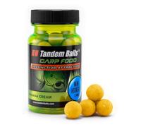 Tandem Baits Carp Food Perfection Mini Hookers Crème de Banane, D'appâts pour carpes, Pêche de la Carpe, Peche, Pop-Ups, Bouillette Carpe, Professionnel Accessoires de Pêche Carpe 12mm 50g