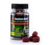 Tandem Baits Dumbells Équilibrés pour La Pêche À La Carpe SuperFeed Pure Dumbells Wafters 15/12 mm 30g Poisson Et Robin Red