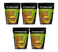 Tandem Baits Euro Boilies pour Carpes Pêche Vanille 18 mm 1 kg 5 pcs