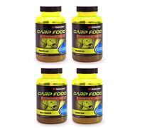 Tandem Baits Lot de 4 Carp Food Attractive Activator Flavour Mix Fruit Master Appâts pour la pêche de la Carpe sans Effort Appâts pour la pêche des Gros Poissons Accessoires pour carpes 00 ML