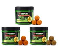 Tandem Baits Set de 3 Carp Food Oil Hookers Flavour Mix no 2, D'appâts pour carpes, Pêche de la Carpe, Peche, Pop-Ups, Bouillette Carpe, Professionnel Accessoires de Pêche Carpe 18mm 120g
