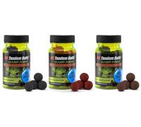 Tandem Baits Set de 3 Carp Food Perfection Mini Hookers Flavour Mix Fish, D'appâts pour carpes, Pêche de la Carpe, Peche, Pop-Ups, Bouillette Carpe, Professionnel Accessoires de Pêche Carpe 12mm 50g