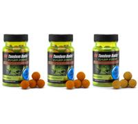 Tandem Baits Set de 3 Carp Food Perfection Mini Hookers Flavour Mix no 2, D'appâts pour carpes, Pêche de la Carpe, Peche, Pop-Ups, Bouillette Carpe, Professionnel Accessoires de Pêche Carpe 12mm 50g