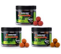 Tandem Baits Set de 3 Flavor Mix Ash, D'appâts pour carpes, Pêche de la Carpe, Peche, Pop-Ups, Bouillette Carpe, Professionnel Accessoires de Pêche Carpe 15mm 70g
