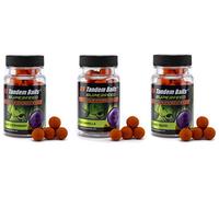 Tandem Baits Set de 3 SuperFeed Diffusion Mini Pop-Up Flavor Mix, D'appâts pour carpes, Pêche de la Carpe, Peche, Pop-Ups, Bouillette Carpe, Professionnel Accessoires de Pêche Carpe 12mm 30g