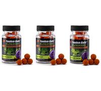 Tandem Baits Set de 3 SuperFeed Diffusion Mini Pop-Up Flavor Mix Fruit, D'appâts pour carpes, Pêche de la Carpe, Peche, Pop-Ups, Bouillette Carpe, Professionnel Accessoires de Pêche Carpe 12mm 30g