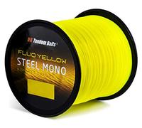 Tandem Baits Steel Mono Fluo Yellow Fil de Pêche Carpe Nylon Matériel de Pêche Transparent Ultra Résistant 600 m 0,35 mm