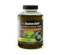 Tandem Baits SuperFeed Pure l'huile de Chanvre, D'appâts pour carpes, Pêche de la Carpe, Peche, Pop-Ups, Bouillette Carpe, Professionnel Accessoires de Pêche Carpe 500ml