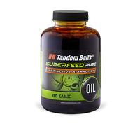 Tandem Baits SuperFeed Pure Oil Ail Attractant Intense Pêche de la Carpe sans Effort Huile pour bouillettes Appâts Pêche des Gros Poissons Accessoires pour carpes 500 ML