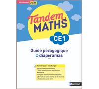 Tandem - Guide pédagogique + Diaporamas CE1: Programme 2025