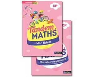 Tandem - Maths CP - Fichier de l'élève + Cahier de géométrie Christophe Gilger (Collection dirigée par), Catherine Grosjean (Collection dirigée par), Carole Cortay (Auteur), Cécile Guénard (Auteur), J