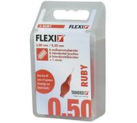 Tandex Flexi Lot de 6 brossettes interdentaires Rouge 0,50 mm, Avantage Pack de 3 (3 x 6 pièces)