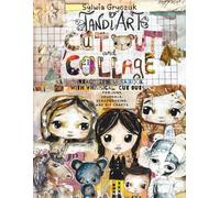 TandiArt Cut Out & Collage Book: Vintage Ephemera with a Splash of Colour for Art Journaling, Mixed Media, and Card Making: Whimsical elements, ... for creative projects and scrapbooking.