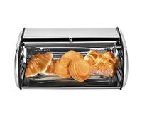 TaNeHaKi Boîte à pain en acier inoxydable 5/10 l - Boîte de rangement pour pain et petits pains - Boîte à pain en métal (10 l)