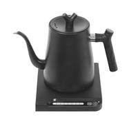 TaNeHaKi Bouilloire électrique 1000 W en acier inoxydable avec 7 niveaux de température (45-100 °C) - Bouilloire de 1 l pour thé et café - Fonction mémoire - Fonction de protection contre la marche à