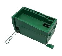 TaNeHaKi Distributeur De Balle De Golf,Machine De Golf avec Support De Rail Pliable,Rangement De Clubs De Golf,Appareil De Teeing avec 9 Trous Porte-Club
