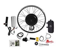 TaNeHaKi Kit de conversion pour vélo électrique 26 pouces - Roue avant - Kit de conversion pour vélo électrique - 26" - Roue avant 48 V 1000 W - Moteur sans balais