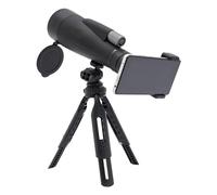 TaNeHaKi Télescope monoculaire 12-36 x 60 mm avec trépied BAK4 Prisme monoculaire pour activités de plein air Télescope monoculaire pour adultes (noir)