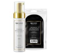 TanExpert The One Mousse autobronzante 200 ml avec gant d'application Magic Mitt pour visage et corps
