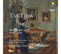 Taneyev: Piano Quintet Op.30 Songs Op.34 by OLGA LEIPZIG STRING QUARTET / GOLLEJ (2016-08-03)