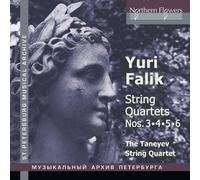 Taneyev String Quart - Falik / String Quartets No 3 4 5 & 6 [Cd]