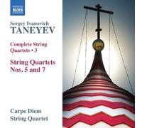 Taneyev – Intégrale des quatuors à cordes, Vol. 3 – CD – NAXOS