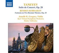 Taneyev/Suite de Concert Op 28/Rimski Korsakov / Fantaisie Sur Deux Themes Russes Op 33