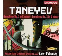 Taneyev: Symphonies no 1 & 3 / Polyansky, et al [CD] NEUF
