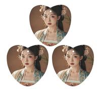 Tang Dynasty Noble Consort Lot de 3 désodorisants à suspendre pour voiture, maison, bureau, style blanc