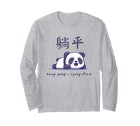 Tang Ping 996 Panda Kawaii Chinois allongé Manche Longue