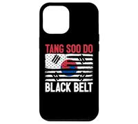 Tang Soo Do Ceinture de karaté pour Arts Martiaux coréens Noir Coque pour iPhone 12 Pro Max