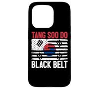 Tang Soo Do Ceinture de karaté pour Arts Martiaux coréens Noir Coque pour iPhone 15 Pro