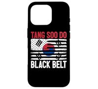 Tang Soo Do Ceinture de karaté pour Arts Martiaux coréens Noir Coque pour iPhone 16 Pro