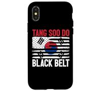 Tang Soo Do Ceinture de karaté pour Arts Martiaux coréens Noir Coque pour iPhone X/XS