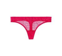 Tanga avec un fond en coton biologique femme Huit Eclatante Rose M