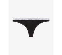 Calvin Klein String Femme Thong sous-Vêtement, Noir (Black), M