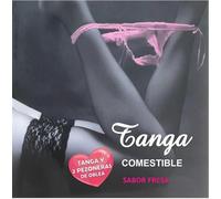 TANGA DE OBLEA Y 2 PEZONERAS CHICA SABOR FRESA
