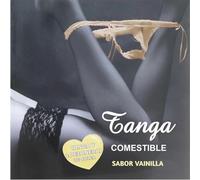 TANGA DE OBLEA Y 2 PEZONERAS CHICA SABOR VAINILLA