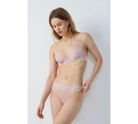 Tanga dentelle et tulle - Danseuse - 36 - Rose - Femme - Etam