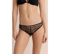 Tanga en broderie - Metamorphose - 40 - Noir - Femme - Etam