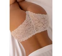 Tanga en dentelle ecru