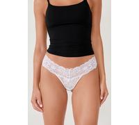 Tanga en dentelle - Sweet - L - Blanc - Femme - Etam