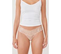 Tanga en dentelle - Sweet - XL - Beige - Femme - Etam