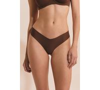 Tanga en microfibre - Pure Invisible - S - Brown - Femme - Etam