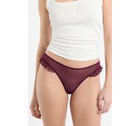 Tanga en tulle - Surprise S25 - M - Bordeaux - Femme - Etam