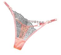 Tanga féminin personnalisé avec des lettres strass - Sous-vêtements couple 1-10 pièces - String à message brillant,Culotte dentelle sexy pour la Saint-Valentin,sous-vêtement personnalisé avec prénom