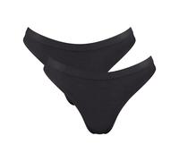 Sloggi Go Sense Tanga 2p Slip, Noir, XXL (Lot de 2) Femmes