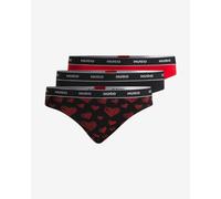 Tanga HUGO Design noir rouge (3 unités) - XL